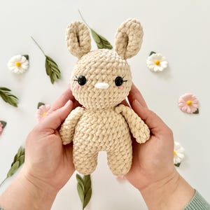 Crochet Plush Bunny Pattern - Digital PDF Download - Amigurumi Pattern