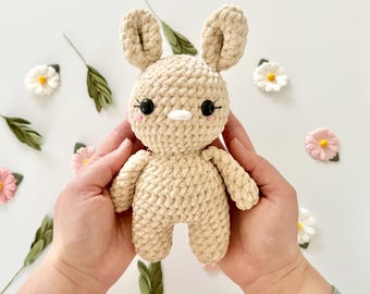 Crochet Plush Bunny Pattern - Digital PDF Download - Amigurumi Pattern