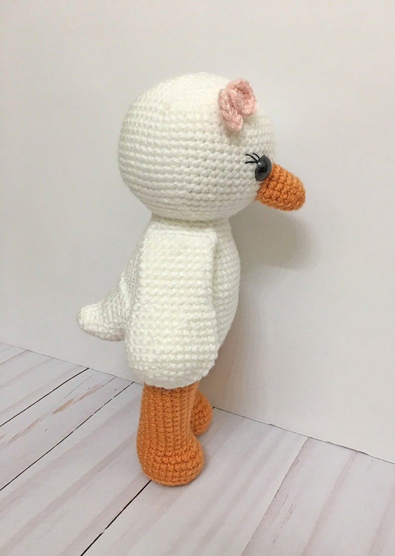 Amigurumi Duck PDF Crochet Pattern Instant Download image 7