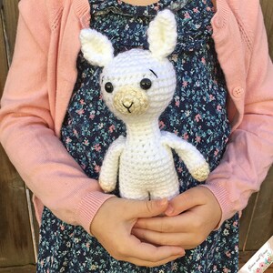 Crochet Mini Llama Pattern Instant Download Amigurumi Tutorial image 3