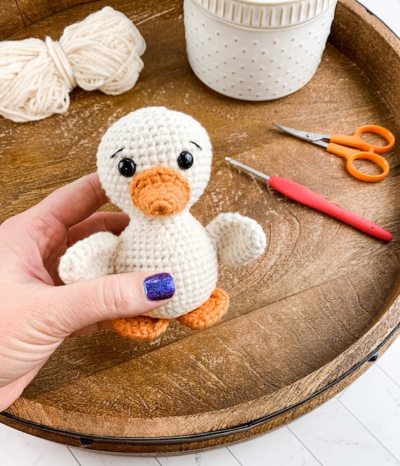 Mini Crochet Duck Pattern - Instant Download - Amgiurumi Pattern