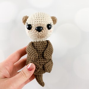 Patron de loutre au crochet Téléchargement immédiat Patron Amigurumi image 4