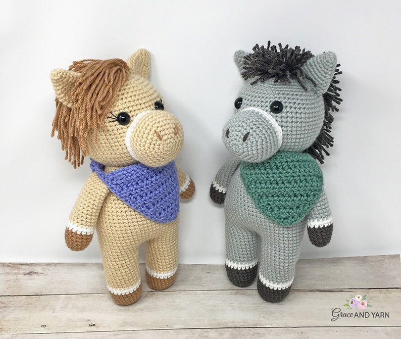 Amigurumi Horse and Donkey Pattern Instant Download Crochet Pattern image 10