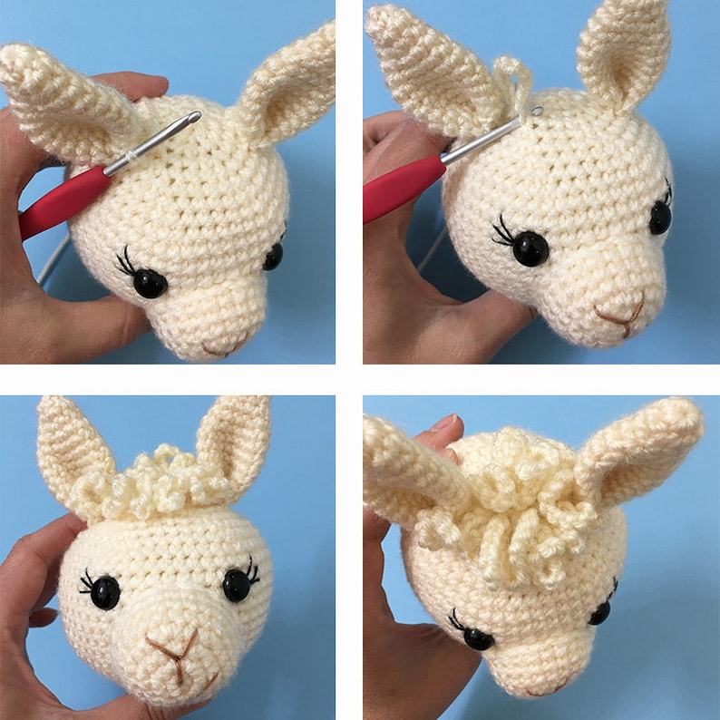 Лама амигуруми схема