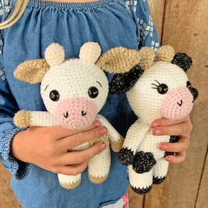Mini Amigurumi Cow Pattern - PDF Instant Download - Crochet Pattern