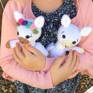 Crochet Mini Llama Pattern - Instant Download - Amigurumi Tutorial