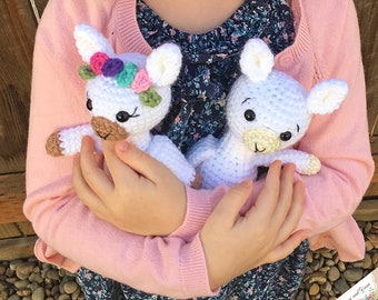 Crochet Mini Llama Pattern - Instant Download - Amigurumi Tutorial