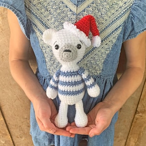 Crochet Polar Bear Pattern - Instant Download - Amigurumi Polar Bear Pattern