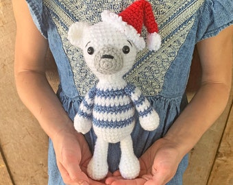 Crochet Polar Bear Pattern - Instant Download - Amigurumi Polar Bear Pattern