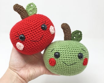 Crochet Apple Pattern - Instant Download - Amigurumi Apple Pattern