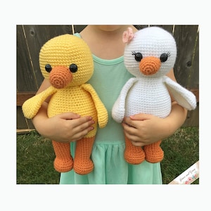 Amigurumi Duck PDF Crochet Pattern Instant Download image 1