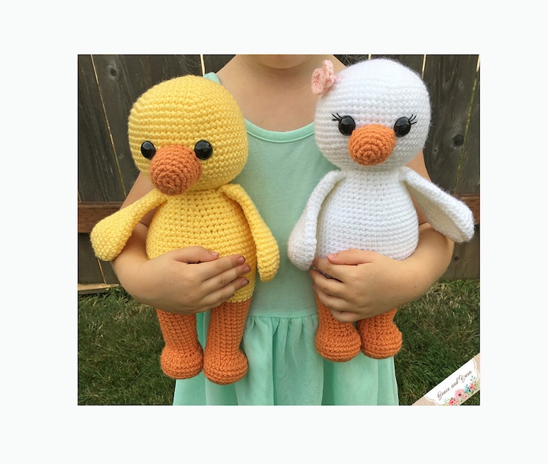 Amigurumi Duck PDF Crochet Pattern Instant Download image 1