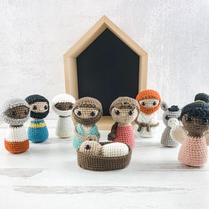 Crochet Nativity Set Pattern - Instant Download - Amigurumi Pattern