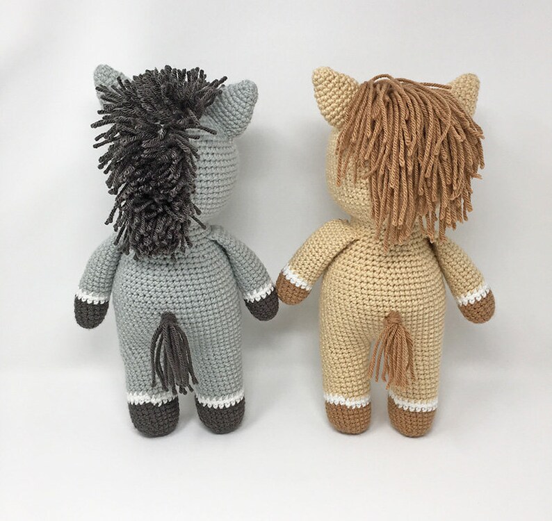 Amigurumi Horse and Donkey Pattern Instant Download Crochet Pattern image 9