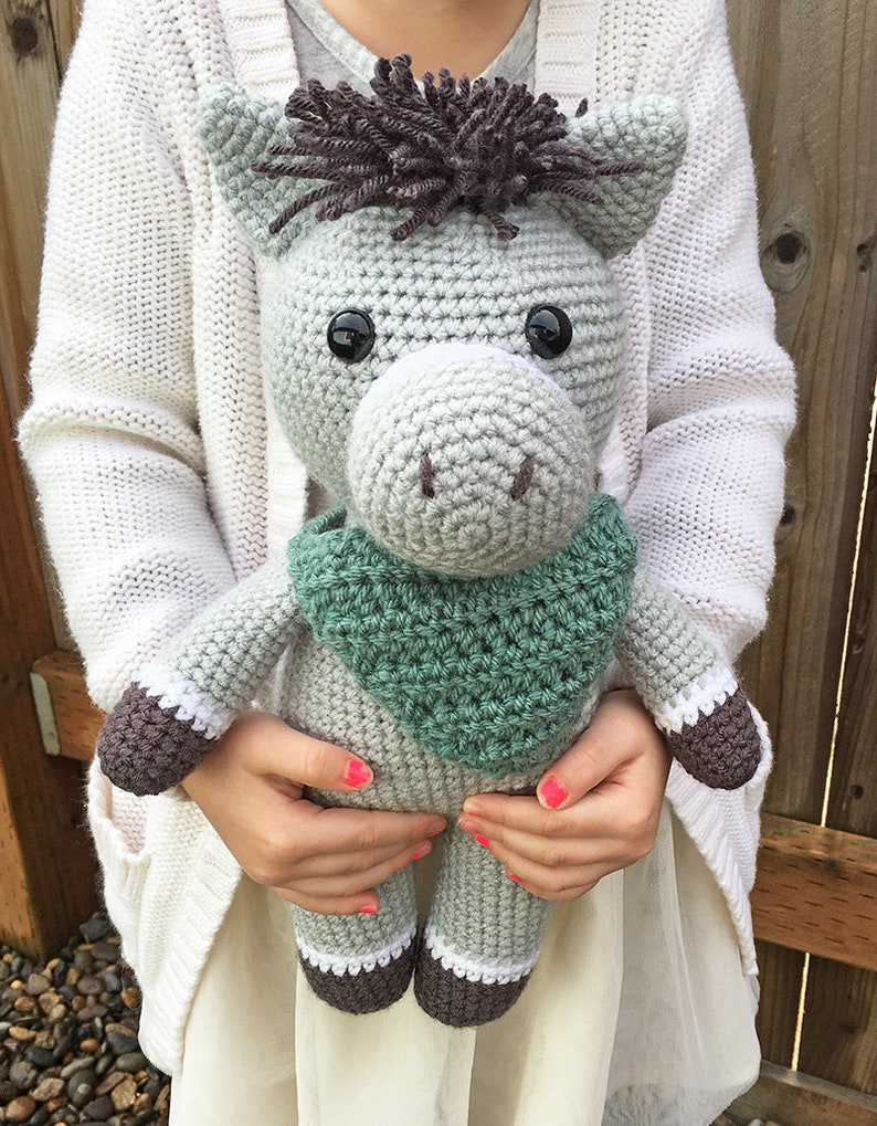 Amigurumi Horse and Donkey Pattern Instant Download Crochet Pattern image 4