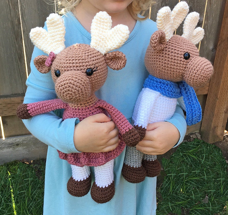 Amigurumi Moose Pattern Instant Download Crochet Moose Pattern image 3