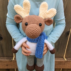 Amigurumi Moose Pattern Instant Download Crochet Moose Pattern image 4