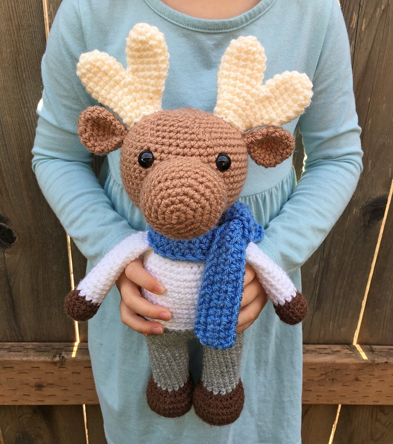 Amigurumi Moose Pattern Instant Download Crochet Moose Pattern image 4