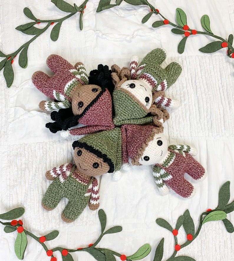 Crochet Mini Elf Pattern Instant Download Amigurumi Pattern image 5