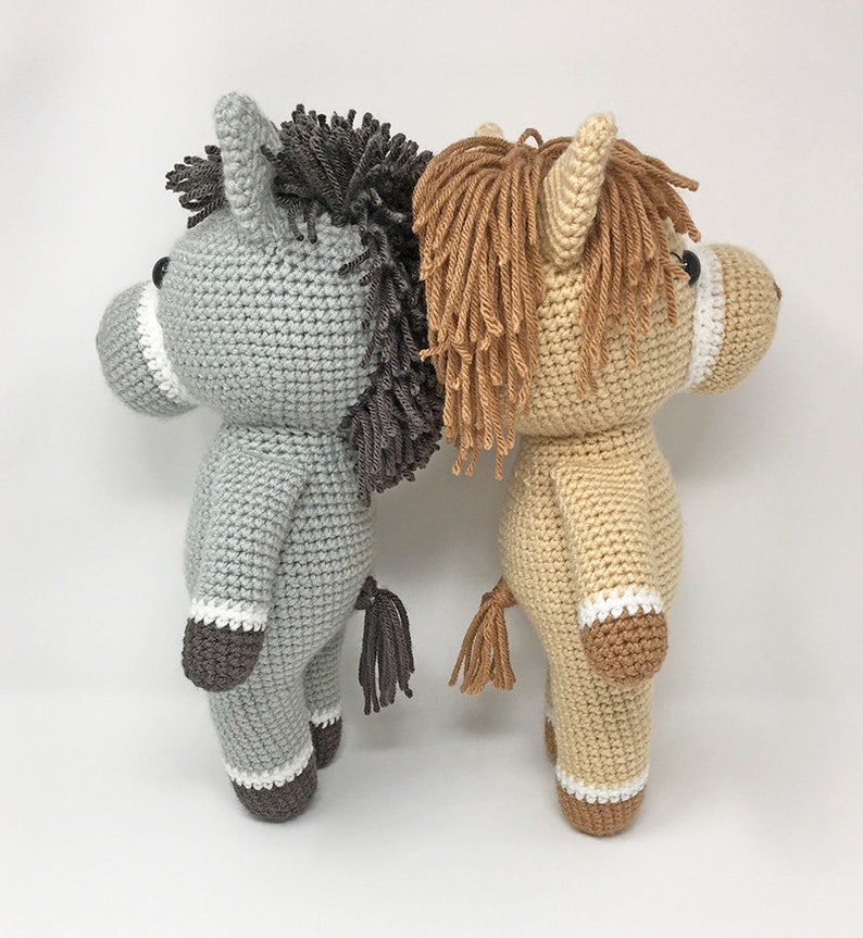 Amigurumi Horse and Donkey Pattern Instant Download Crochet Pattern image 8