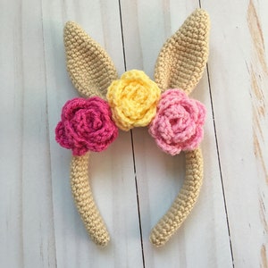 Crochet Bunny Headband Pattern PDF Printable Copy image 4