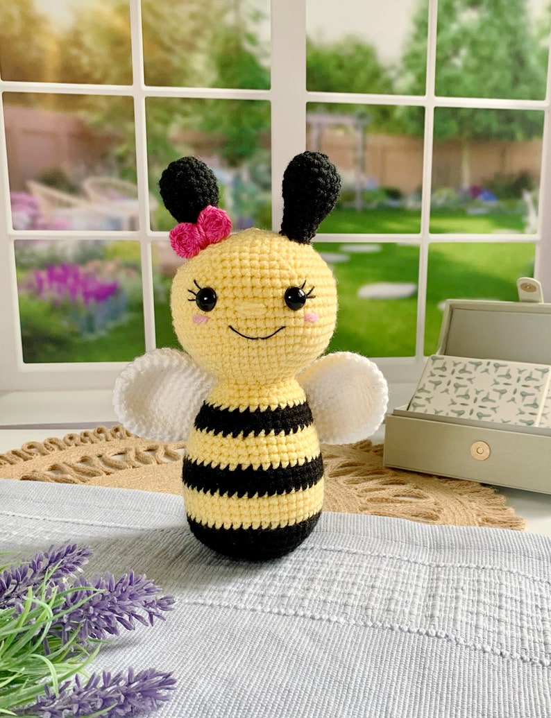 Crochet Bee Pattern - Instant Download - PDF Pattern - Amigurumi Bumble Bee Pattern image 8