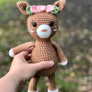 Crochet Deer Pattern - Instant Download - PDF Amigurumi Fawn Pattern