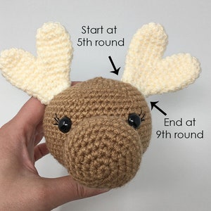 Amigurumi Moose Pattern Instant Download Crochet Moose Pattern image 8