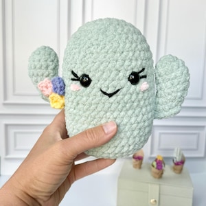Crochet Plush Cactus Pattern - Instant Download PDF - Amigurumi Pattern