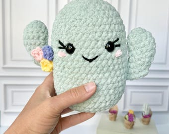 Crochet Plush Cactus Pattern - Instant Download PDF - Amigurumi Pattern