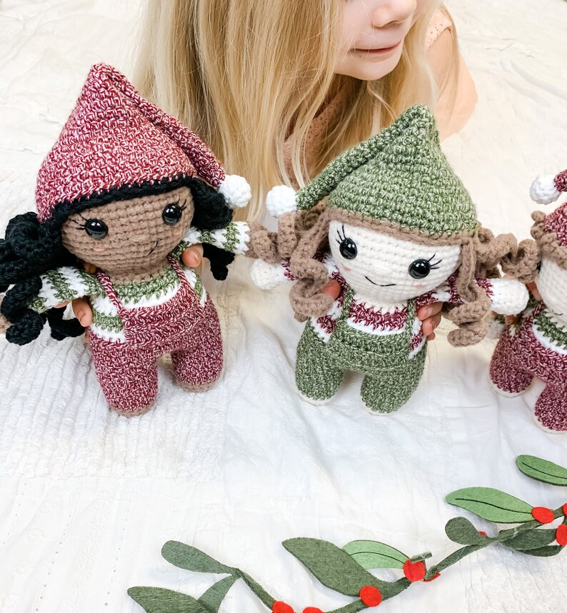 Crochet Mini Elf Pattern Instant Download Amigurumi Pattern image 8