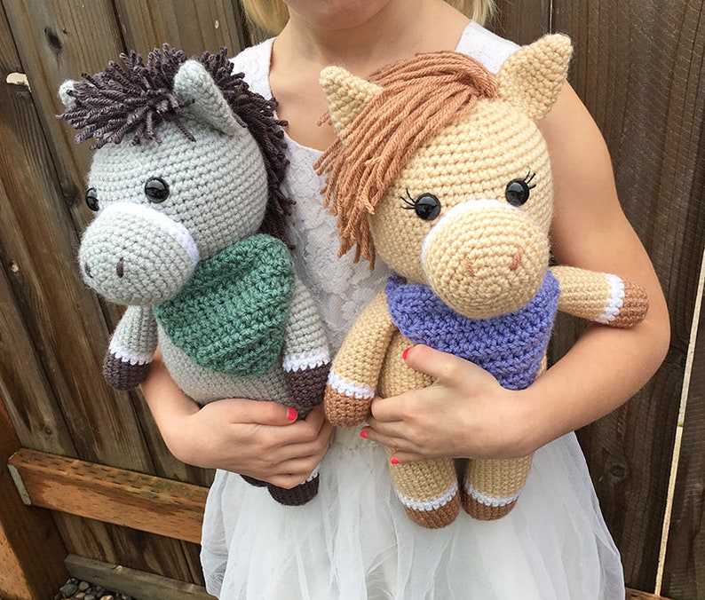 Amigurumi Horse and Donkey Pattern Instant Download Crochet Pattern image 3