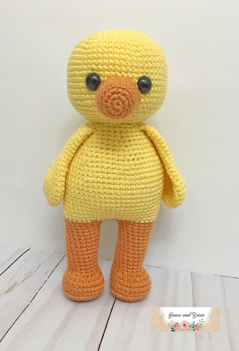 Amigurumi Duck PDF Crochet Pattern Instant Download image 6