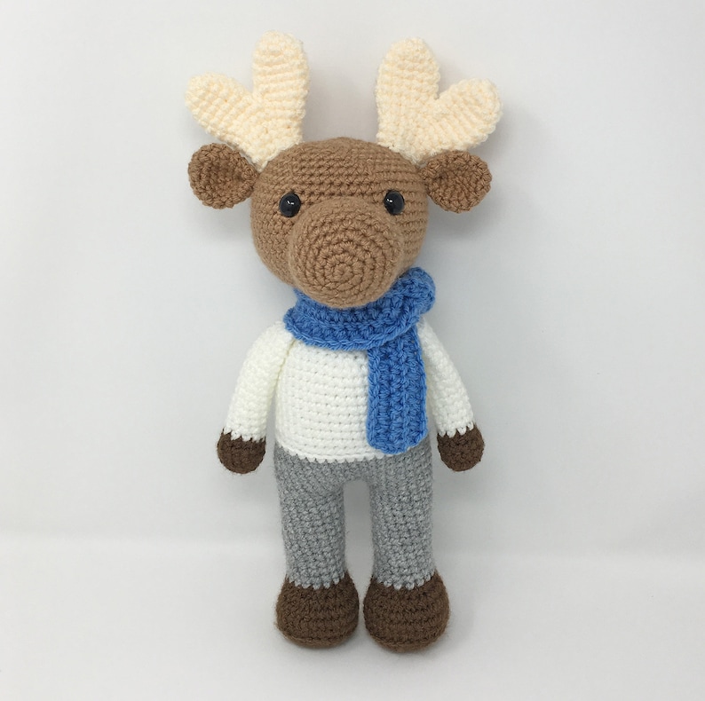 Amigurumi Moose Pattern Instant Download Crochet Moose Pattern image 9