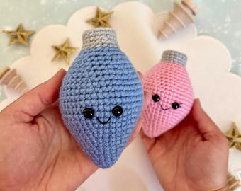 Crochet Christmas Light Pattern - Instant Download - PDF Pattern - Amigurumi Pattern