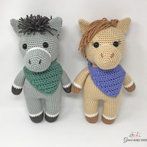 Amigurumi Horse and Donkey Pattern Instant Download Crochet Pattern image 7