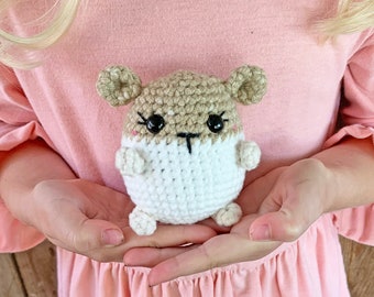 Patron Crochet Hamster - Téléchargement immédiat - Patron Amigurumi PDF