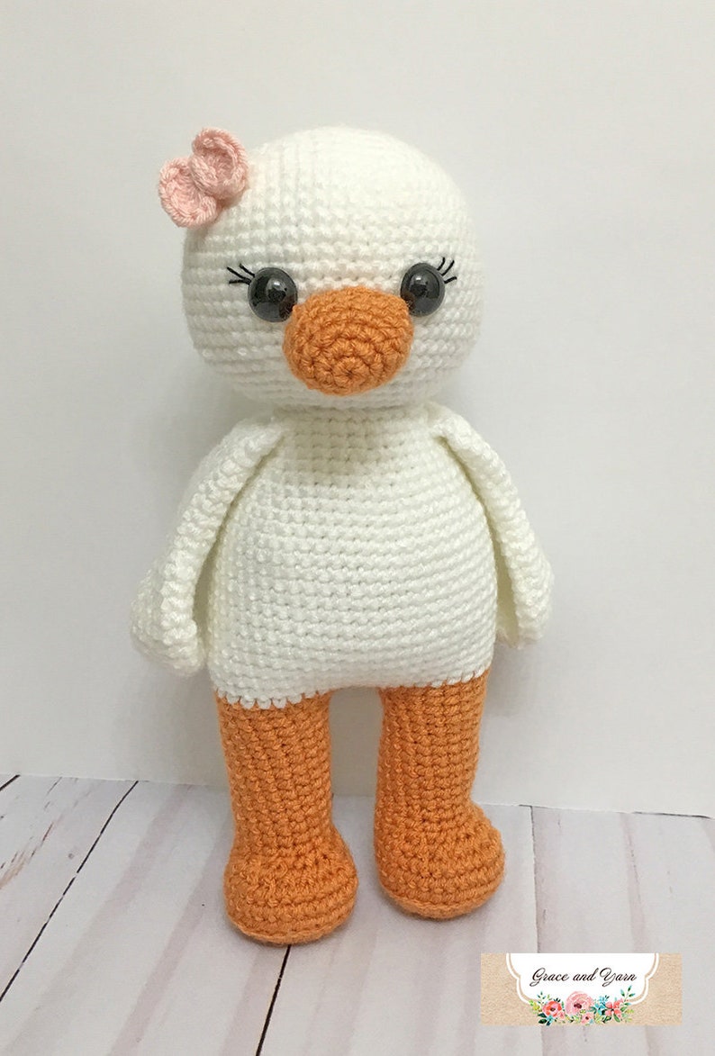 Amigurumi Duck PDF Crochet Pattern Instant Download image 5