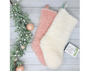 Crochet Pattern: Diamonds & Fur Christmas Stocking Crochet Stocking ...