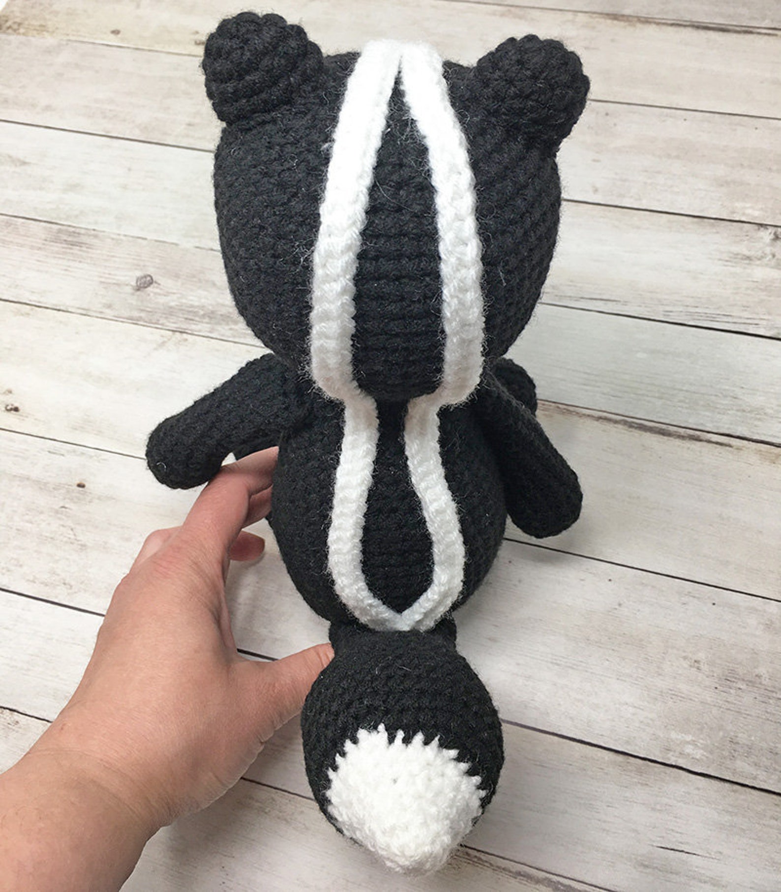 Crochet Skunk Pattern Instant Download Amigurumi Skunk PDF Etsy