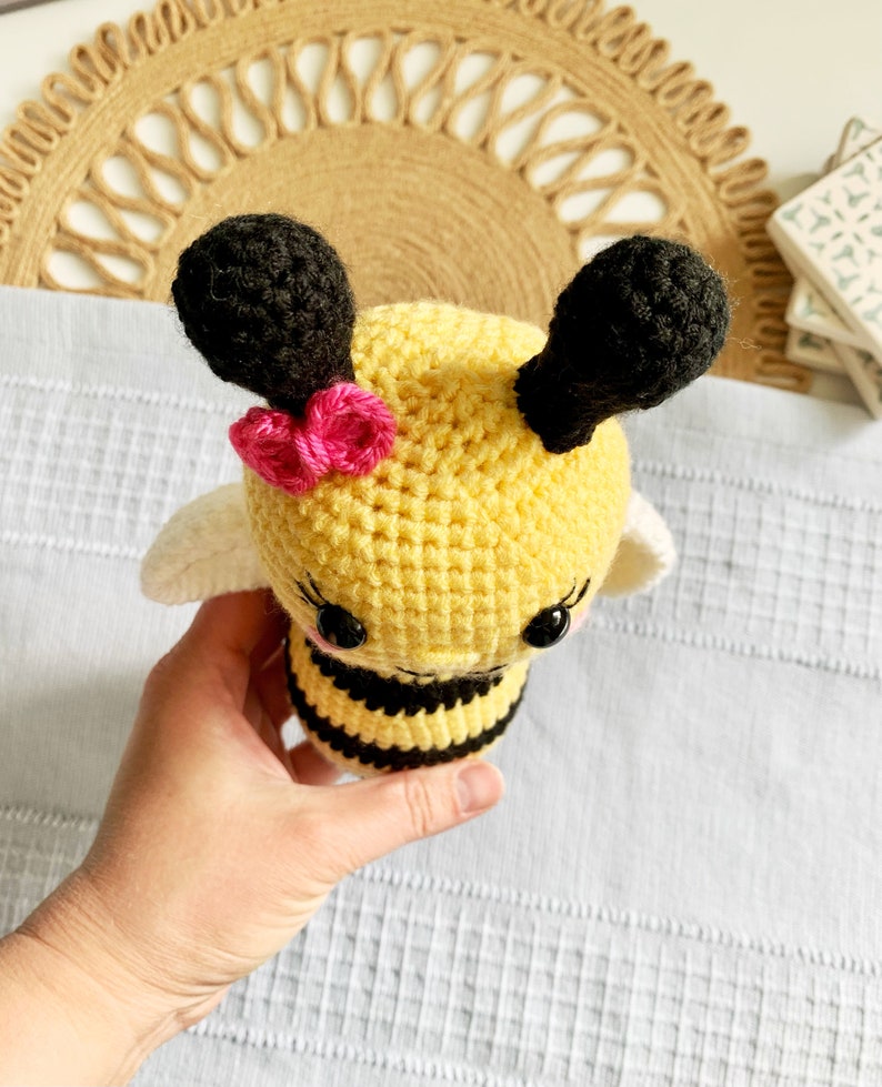 Crochet Bee Pattern - Instant Download - PDF Pattern - Amigurumi Bumble Bee Pattern image 6
