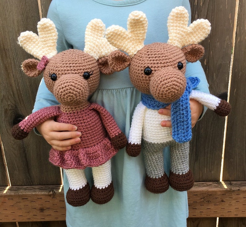 Amigurumi Moose Pattern Instant Download Crochet Moose Pattern image 5