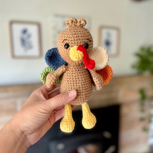 Crochet Turkey Pattern - Instant PDF Download - Amigurumi Turkey Pattern