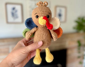 Crochet Turkey Pattern - Instant PDF Download - Amigurumi Turkey Pattern