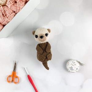 Patron de loutre au crochet Téléchargement immédiat Patron Amigurumi image 10