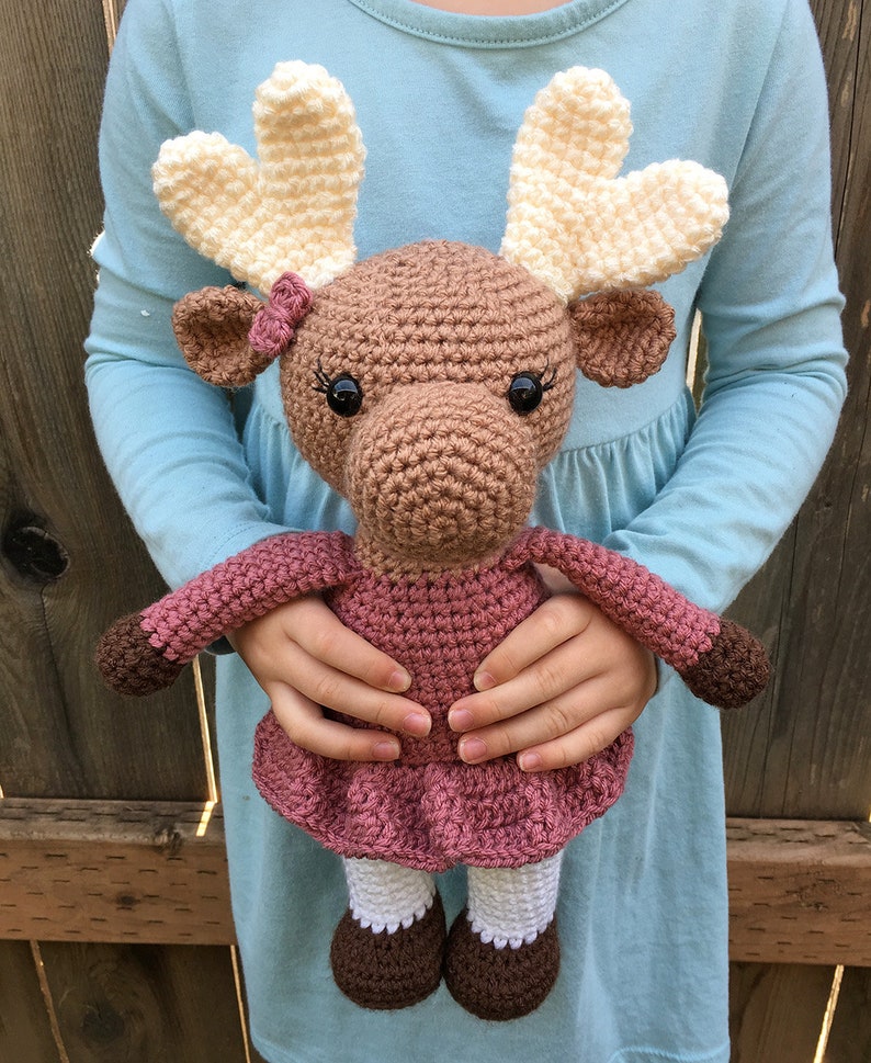 Amigurumi Moose Pattern Instant Download Crochet Moose Pattern image 6