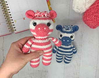 Crochet Zebra Pattern - Instant Download - Amigurumi Zebra Pattern