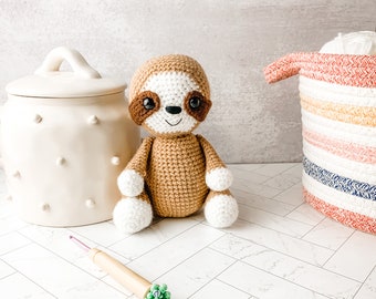 Crochet Sloth Pattern - Instant Download - Amigurumi Pattern