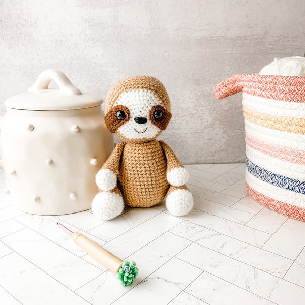 Crochet Sloth Pattern - Instant Download - Amigurumi Pattern