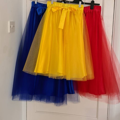 One size shops organza tulle women's skirt.